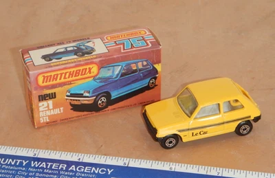 ORIGINAL  1978 MATCHBOX SUPERFAST #21 , RENAULT 5TL, MADE IN ENGLAND - Image 1 of 2