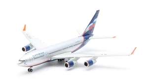 HERPA 1:500 SCALE 524223 AEROFLOT RUSSIAN AIRLINES IL-96-300 DIECAST PLANE - Picture 1 of 4