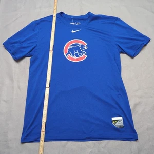 Nike Cubs Dri-FIT T-Shirt Herren Medium Blau Chicago Baseball Sport Tee - Bild 1 von 13