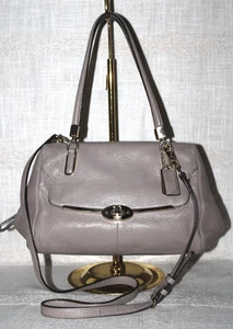 Coach Schultertasche/XBody Bag Madison taupe/grau Birke Pebbled Leder 25169 - Bild 1 von 15