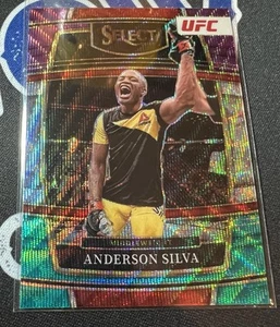 Anderson Silva 2022 Panini Select UFC Concourse Tri-Color Prizm Card #2 - Picture 1 of 2