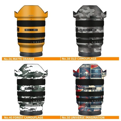 Camera Sticker Decal For Sony FE 16-25MM F2.8 G Lens Decal Skin Vinyl Wrap - Image 1 of 4