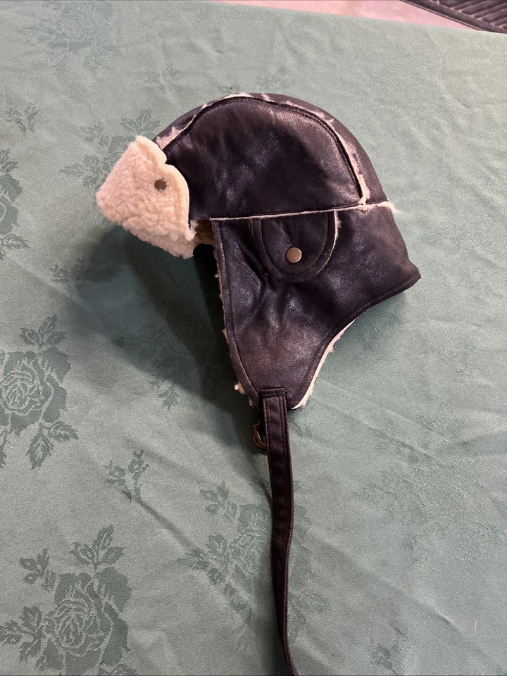 Sombrero de aviador ililily invierno snowboard sherpa algodón orejeras trampero piloto marrón Foto 1 de 4