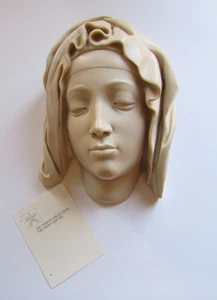 Metropolitan Museum Art Michelangelo Pieta Kopf der Jungfrau Marmor Skulptur - Bild 1 von 8