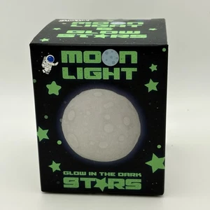 Moon Light Glow in the Dark Moon & Stars Wall Decoration - Picture 1 of 5