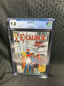 Libro de historietas Excalibur #8 clasificación CGC 9,8 Marvel mayo 1989 Capitán Gran Bretaña - Imagen 1 de 2