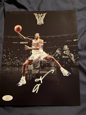 Allen Iverson Signed Spotlight Photo 8x10 Philadelphia 76ers NBA JSA - Image 1 of 4