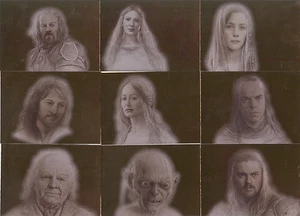 Herr der Ringe Meisterwerke II (2): Bronze Parallel Foil Art 9 Karten Verfolgungsjagd Set - Bild 1 von 1