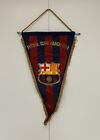 Gagliardetto Calcio Barcellona Pennant Shirt Anni 70 Vintage Spagna Maglia