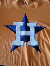 Houston Astros 47 Brand Logo Short Sleeve Orange T Shirt Size 2XL  MLB