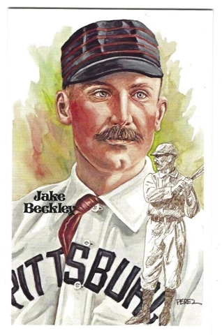 1981 Perez Steele Hall of Fame Postcard #120 Jake Beckley 02501/10000 Cover