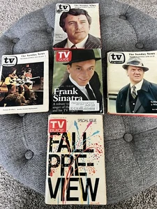 VINTAGE TV GUIDE BOOK. Set Of Five 1974 Editions. - Picture 1 of 9