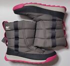Sorel Youth Girls Puffy Winter Snow Booties Whitney II New Size US 5 Quarry Pink