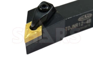 Shars 3/4" x 4-1/2" RH TDJNR12-4B Indexable Turning Tool Holder DNMG ^] - Picture 1 of 8