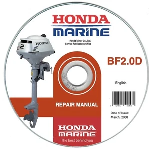 Honda Marine BF2D - Fuera De Borda Manual De Taller - Imagen 1 de 6