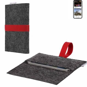 für Apple iPhone 13 Pro vegane Handyhülle Tasche Filz Schutz Case - Zdjęcie 1 z 8