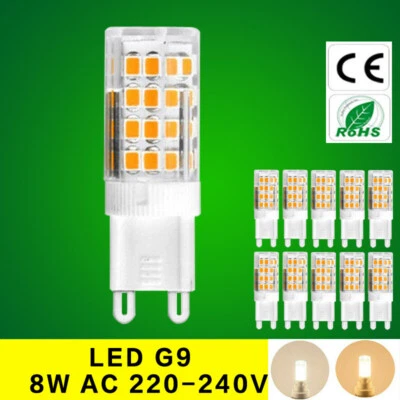 G9 led bulb 8W 220V Cold/Warm White Capsule light SMD replace halogen desk lamp - Image 1 of 4