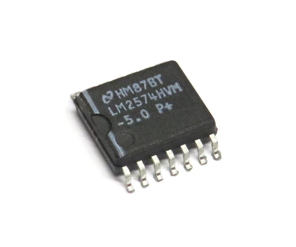 NATIONAL SEMICONDUCTOR 2 Stück LM2574HVM-5.0 Step-Down Voltage Regulator 5V 500mA SO14W, National