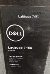 DELL Latitude 7450 14" Ultra 7 155U 512GB SSD 16GB Win 11 Pro Titan Gris 7KVJY - Imagen 1 de 4