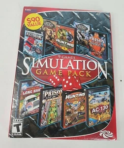 Simulation Game Value Pack 9 Sim Game Collection PC DVD ESRB Rating (Teen) - Picture 1 of 2