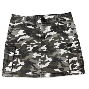 TRIPP CAMO CARGO ROCKER SKIRT GOTHIC PUNK ARMY MOTO BIKER RAVE TECHNO SKATE SEXY - Imagen 1 de 12