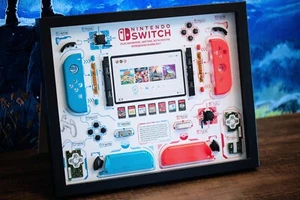 Disassembled Nintendo Switch Frame Art,Disassemble Game Art,Frame Wall Art - Picture 1 of 19