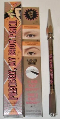 Lápiz de cejas Benefit Precisely My 4 marrón cálido profundo 0,002 OZ tamaño completo nuevo en caja definir Foto 1 de 2