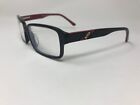 REIS”S Eyeglasses Frame Italy RS6057 53-16-140 Polished Black/Burgundy Red JE12