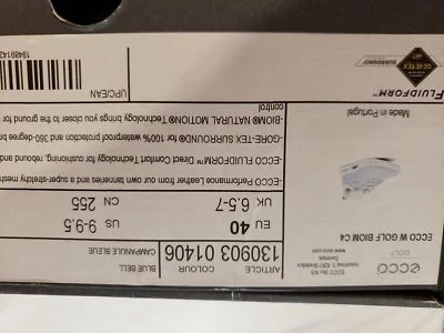 Nuevo - Zapato de golf Ecco BIOM C4 para mujer - EE. UU. 9 9,5 M - UE 40 - Estilo: 130903 Foto 1 de 4