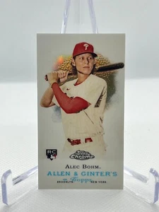 ALEC BOHM RC 2021 Topps Allen & Ginter Chrome #MRD-4 Mini Card Rookie - Picture 1 of 2