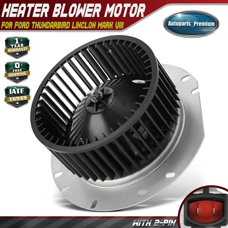 Motor soprador aquecedor HVAC para Ford Thundarbird Mercury Cougar Linclon Mark VIII - Imagem 1 de 4