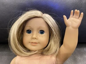 Kit Kittredge 18" American Girl Doll Blonde Freckles Blue Eye FREE PRIORITY SHIP - Picture 1 of 12