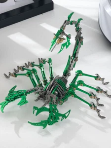 Green Scorpion 3D Metal Puzzle Assembly DIY Buiding Model Educational Jigsaw - Picture 1 of 5