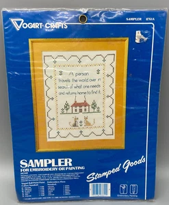 Vogart Crafts Home Sampler Cross Stitch Embroidery or Ballpoint Painting 8761A - Picture 1 of 5