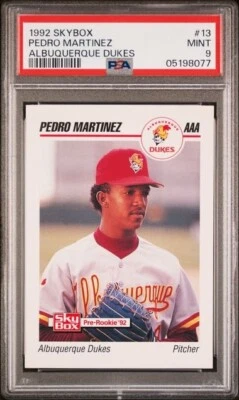 Skybox Pedro Martínez Albuquerque Dukes 1992 #13 HoF - PSA 9 - ¡Pop 6 (6 superior)! Foto 1 de 2