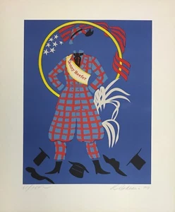 ROBERT INDIANA "JENNY REEFER" 1977 | HAND SIGNED PRINT | MAKE AN OFFER | GALLART - Picture 1 of 2