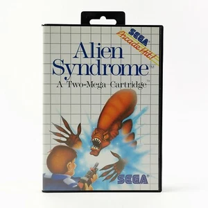 Sega Master System Spiel : Alien Syndrome - OVP & 2 Anleitungen PAL MS Cartridge - Bild 1 von 4