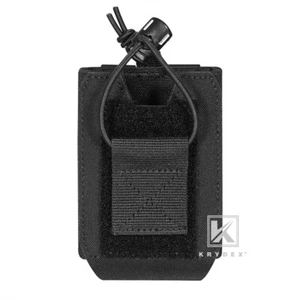 Fondina radio tattica KRYDEX Pocuh basso profilo modulare MOLLE/sistema cintura nero - Foto 1 di 13