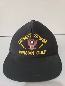 "Cappello da baseball Desert Storm Golfo Persico Eagle Snapback regolabile ""Made in USA" - Foto 1 di 4
