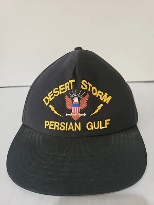 Desert Storm Persian Gulf Baseball Cap Eagle Snapback Adjustable "Made In USA" - Image 1 of 4