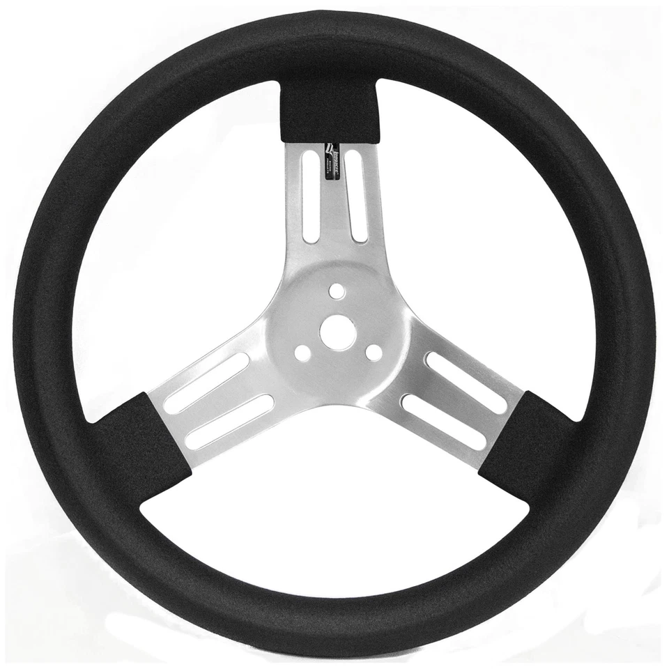 Volante de kart Longacre® 52-56830 13 pulgadas, negro Foto 1 de 4