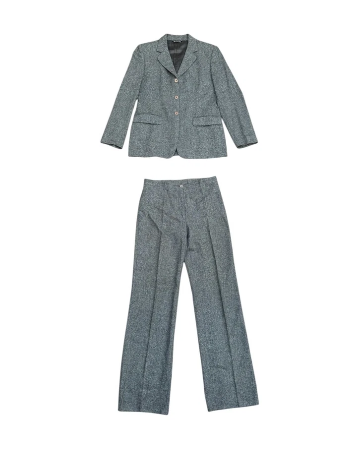 Traje Pantalones Alexander McQueen Vintage Gris Lana Talla IT 44 (se adapta a M) Foto 1 de 4