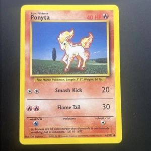 Ponyta 60 Feuer WOTC Pokemon Vintage - Bild 1 von 2