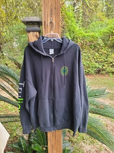 Felpa Trulieve nera con cappuccio e zip taglia 2XL logo grafica sul retro - Foto 1 di 7