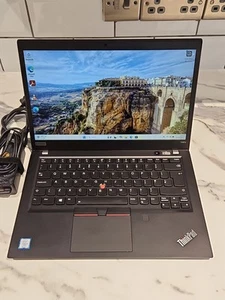 Very Good Lenovo Thinkpad T490s 14" TOUCHSCREEN Laptop i5 8th Gen / 8gb/ 256nvme - Afbeelding 1 van 12