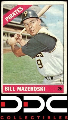 1966 Topps #210 Bill Mazeroski - Image 1 of 2