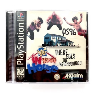 WWF: In Your House (Sony PlayStation 1, 1996) NO MANUALE graffiato testato e funzionante - Foto 1 di 11
