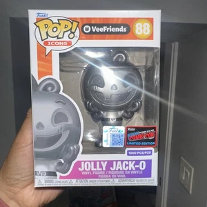 2025 NYCC Funko Pop!  VeeFriends Jolly Jack-o silber METALLIC 1000 LE OFFICIAL - Bild 1 von 6
