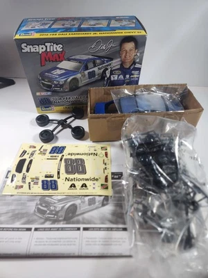 1/24 REVELL SNAP TITE MAX 2016 DALE EARNHARDT JR NATIONWIDE CHEVY SS NASCAR KIT - Image 1 of 4