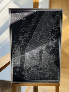 Cuadro vintage Ikea KOPPARFALL en aluminio, Nueva York, 49 x 70 cm - Imagen 1 de 17